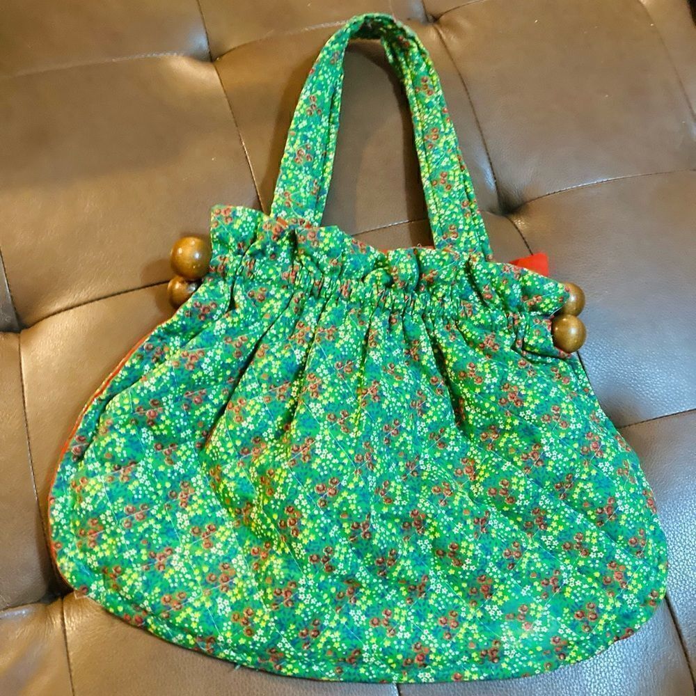 Vintage Quilted Handmade Handbag Interchangeable purse - Picture 6 of 6